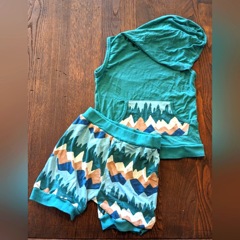 Kickee Pants Hooded outfit